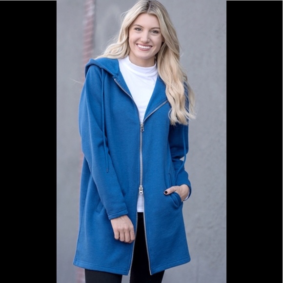 1 left❤️2 for $40💕pretty blue jacket - Picture 3 of 6